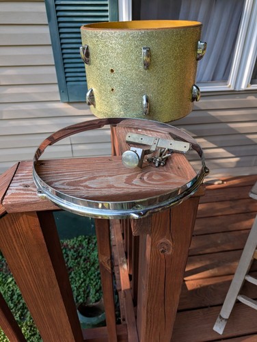 Vintage Slingerland 13 in Tom - Silver Sparkle gebraucht