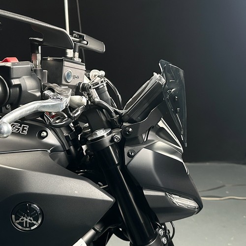 Windscreen Wind Shield Screen Deflectors with Mounting Bracket For Yamaha MT-07 - Picture 21 of 24