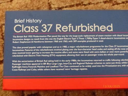 *** NEW ***Bachmann 35-337 Class 37/4 Refurbished 37423 'Sir Murray Morrison' - Picture 5 of 5