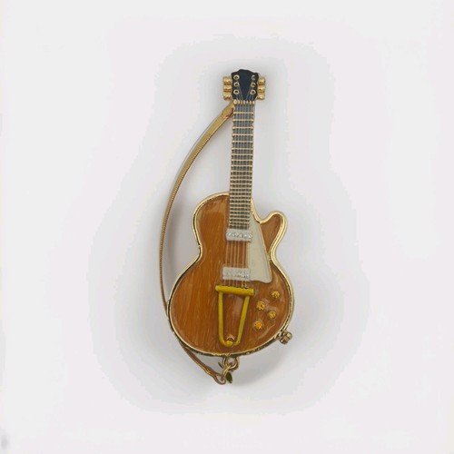 Kunstwerk Objekt d'Art feines Sammlerstück E-Gitarre Schmuckkästchen Display