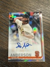 2019 Topps Chrome Update #CUA-SA Shaun Anderson Autographs