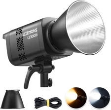 Le300Bi 315W Bicolor LED Video Light, Powerful LED Continuous Output Lighting Bo
