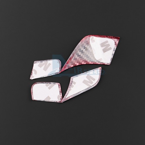 Red HARD Carbon Fiber Steering Wheel Voice Button Cover For Corvette C8 2024-25 - Imagen 10 de 10