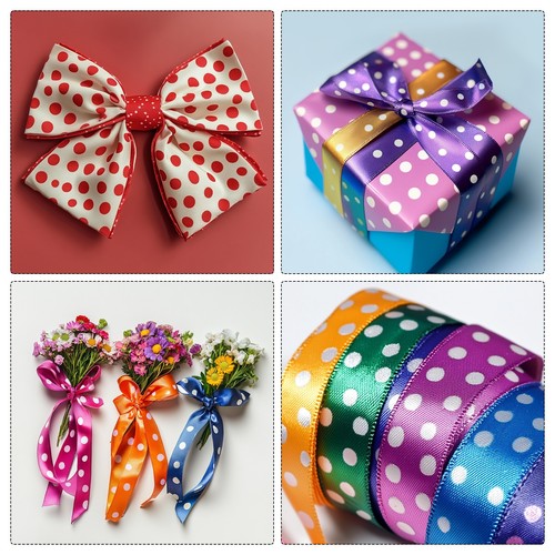 Grosgrain Ribbons 25 Yards 1 Inch Orange Ribbon Bow Decoration for Craft - Bild 6 von 6