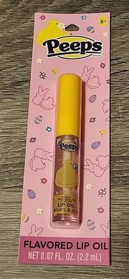 PEEPS - Vanilla Marshmallow Flavored Lip Oil Gloss - Full Size - New In Box