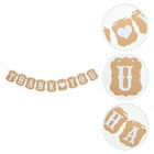 2 Stück DANKE Papier-Wimpelkette, Banner, Hochzeits-Partygeschenke