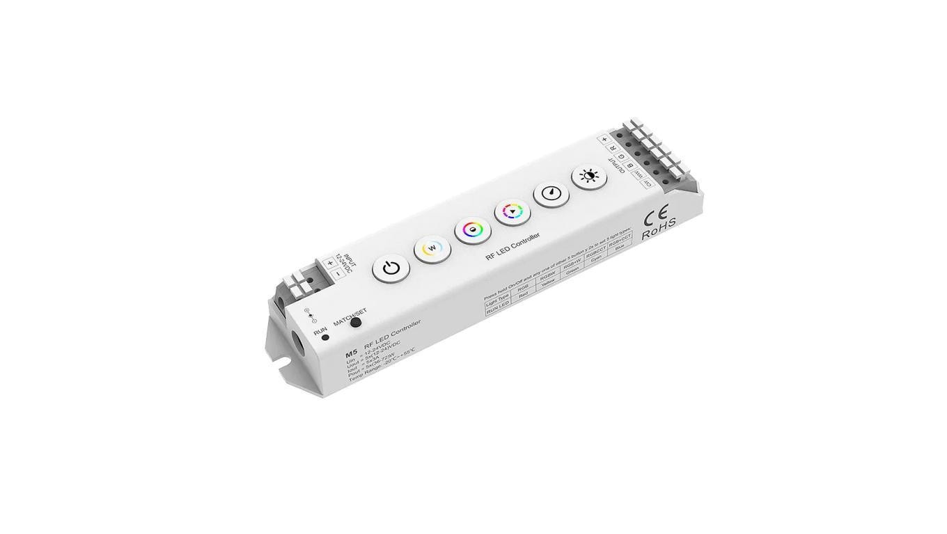 Светильник светодиодный 3w1 Skydance - RGB / RGB+W / RGB+CCT - 12-24V DC 5x3A - M5