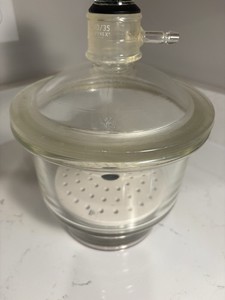 PYREX 40/35 Vacuum Desiccator Laboratory Glass with Perforated Plate