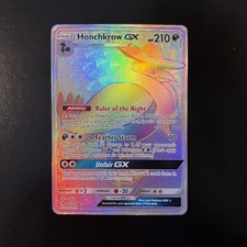 Honchkrow GX 223/214 Rainbow Secret Rare Unbroken Bonds Pokémon Card NM on eBay