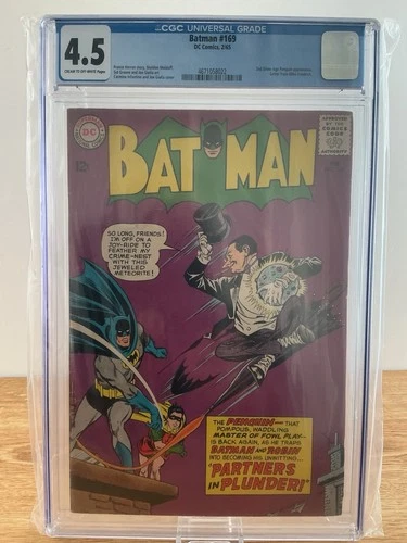 BATMAN #169 (1965) – CGC 4.5 Fresh Graded