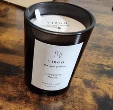 4 pk  Virgo Soy Wax Candle Loyal Goddess Ruling Planet Mercury Charcoal & Sage