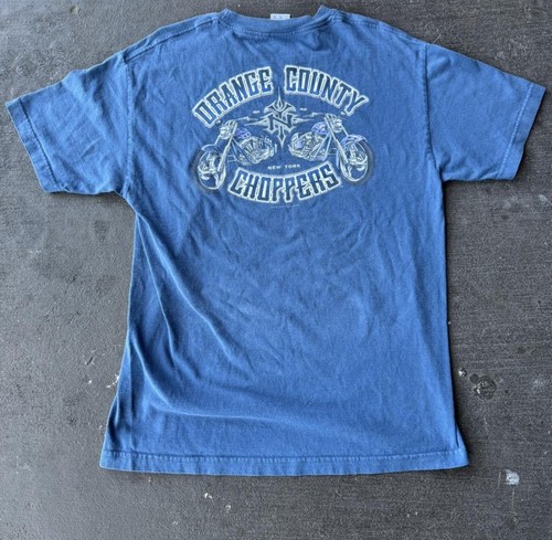 Vintage Y2K Orange County Choppers Shirt Mens Faded Grunge biker 2003 Size L