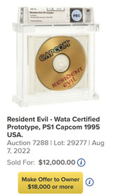 Sega Dreamcast Prototype GD-ROM (HKT-06) Resident Evil: Code Veronica (RARE GEM)