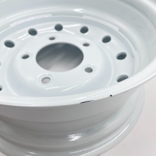 LR DEFENDER 16'' x 6.5 Heavy Duty Wolf Steel Wheel ANR4583W scratched #1 ! - Picture 3 of 3