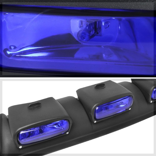 Luz antiniebla universal azul todo terreno montaje en techo lámpara de conducción con arnés + interruptor - Imagen 4 de 7