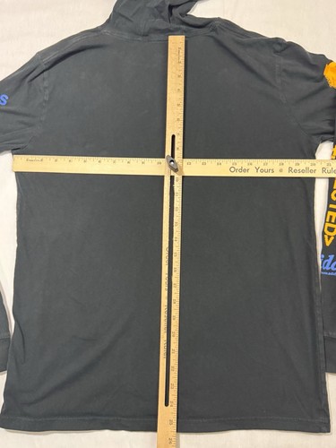 Adidas Long Sleeve Shirt Youth XL Black Rainbow Hoodie Lightweight Pullover Kids - Picture 7 of 12