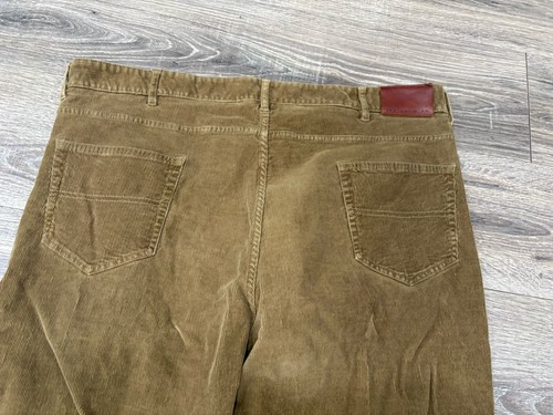 Orvis Hose Herren 42 x 32 braun Chino Cord gerade klassisch Stretch 5 Pocket - Bild 4 von 10