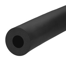 Pipe Insulation Foam Tube, 43mm ID 30mm Thick 6.6Ft Pipe Cover Wrap Roll [Black]