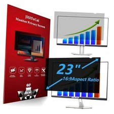 23 Inch 16:9 Computer Privacy Screen Filter for Monitor - Privacy Shield and