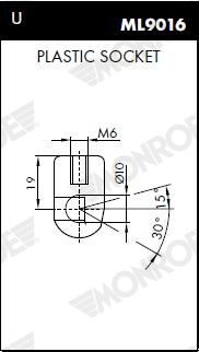 MONROE Gasfeder, Koffer-/Laderaum ML5744 für AUDI - Bild 7 von 8