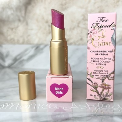 #ad Too Faced MEAN GIRLS Pink La Crème Color Drenched Creme Mini Lipstick 0.05Oz NIB $11.04