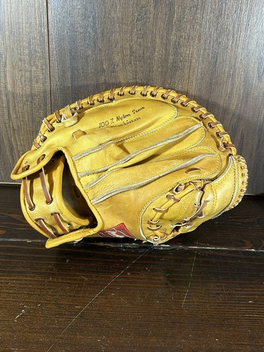 Rawlings MJ77T Johnny Bench Catchers Mitt Handschuh Tiefbrunnen Tasche orange Seiten - Bild 4 von 9