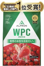 ALPRON Whey Protein WPC Fresh Strawberry Flavor 900g Aspartame-Free from Japan