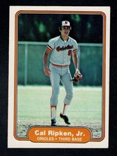 1982 Fleer Baseball Card #176 Cal Ripken Jr. RC HOF Baltimore Orioles EX-MT a
