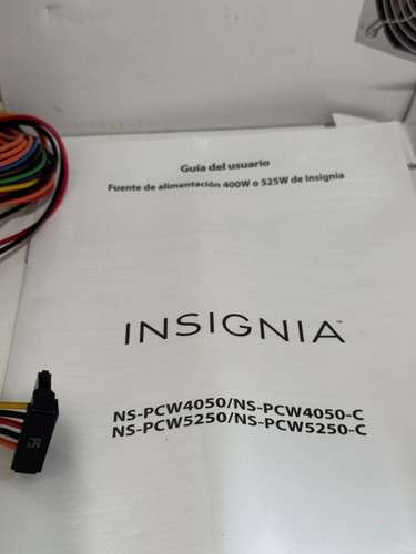 Insignia - 520W ATX Power Supply - Silver - Model # NS-PCW5250 Open Box - Picture 3 of 8