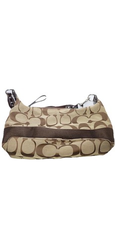 Coach Signature Brown Shoulder Bag Purse (F17434) - Picture 4 of 5