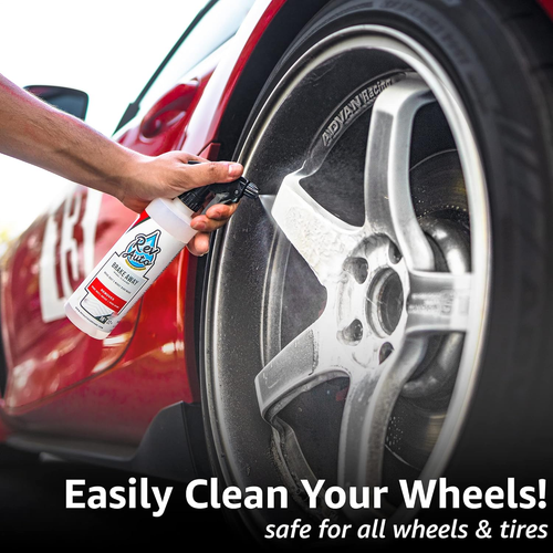 Wheel Cleaning Kit - 2 Item Wheel and Tire Cleaning Kit Includes 16Oz Car Wheel  - Picture 4 of 7