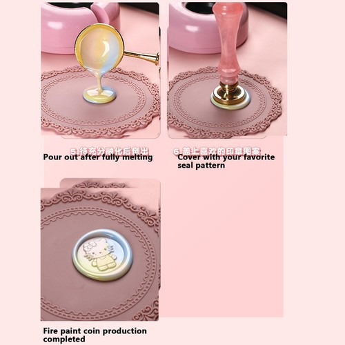 Sealing Wax Melter Electric Melting Spoon for Seal Sticks Quick and sweet - Bild 7 von 9