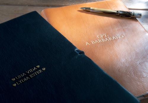 LEATHERKIND Personalised Rustico Italian Full-Grain Leather A4 Journal - Bild 5 von 10