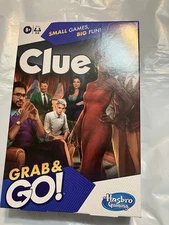 CLUE GRAB & GO TRAVEL EDITION BOARD GAME