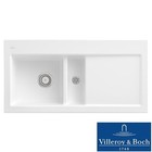 Villeroy & Boch Subway 60 Flat 1.5 Bowl Ceramic Kitchen Sink - No Waste