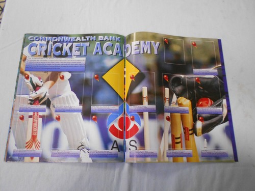 #JJ. SELECT ACB 1996-1997 SEASON CRICKET STICKER BOOK WITH UNMOUNTED STICKERS - Bild 9 von 11