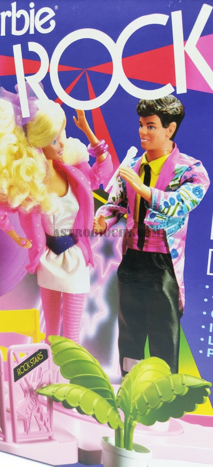 BARBIE ROCK STARS DISCO CAFE' DISCOTECA MATTEL VINTAGE 1986 NEW IN SEALED BOX Sprzedaż wysyłkowa