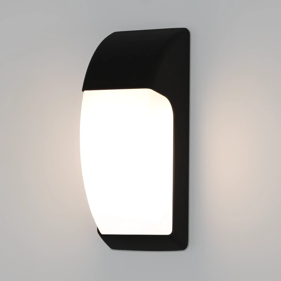 Wandlampe schwarz E27 Wandleuchte Eingang Lampe IP65 Außenwandleuchte LED TONKS  - Bild 2 von 4