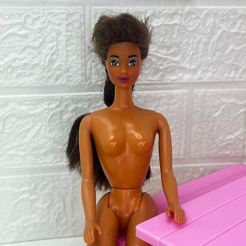 1989 Wet & Wild Barbie - Teresa Puppe - Mattel - mit Badeanzug & Armband - Bild 11 von 15
