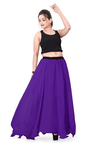 Ballet Dance Wear Half Circle skirt Belly Dance Chiffon Casual Party Wear C13 - Picture 112 of 156