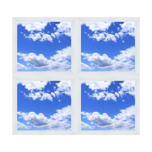 42W 3CCT 595x595mm LED Panel Light Sky Cloud Pattern Recessed Ceiling Tile Lamp - Picture 9 of 12