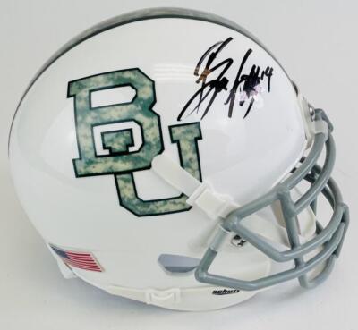 Bryce Petty Baylor Bears New York Jets Miami Dolphins signed football COA proof Bryce Petty Baylor Bears New York Jets Miami Dolphins signed football COA proof