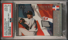2003 TOPPS PRISTINE BORDERS JERSEY REFRACTOR PEDRO MARTINEZ #/25 PSA 10 GEM MINT