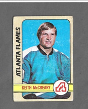 Keith McCreary Atlanta Flames 1972-73 Topps #27