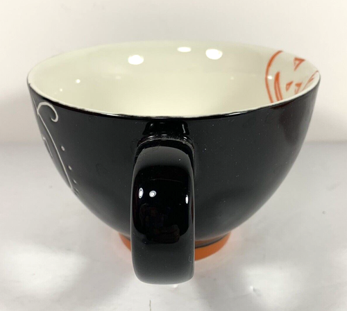 Starbucks Halloween Jack 'O Lantern Tassen Becher Schwarz & Orange 10oz 2007 2er Set - Bild 5 von 14