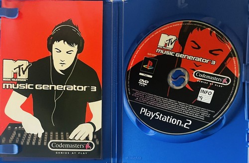 Music Generator 3 (2004) PlayStation 2 PS2 game Techno Dance Studio Sim - Picture 2 of 3