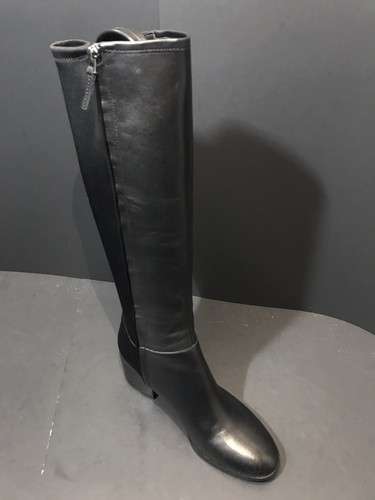 Franco Sarto Katrina Women's Black Riding Knee High Heels Boots Size US 7.5 M - Picture 2 of 7