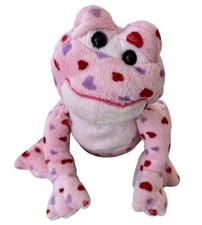Ganz Webkinz Love Frog Pink Hearts Red Plush Stuffed Animal ONLY! No Codes