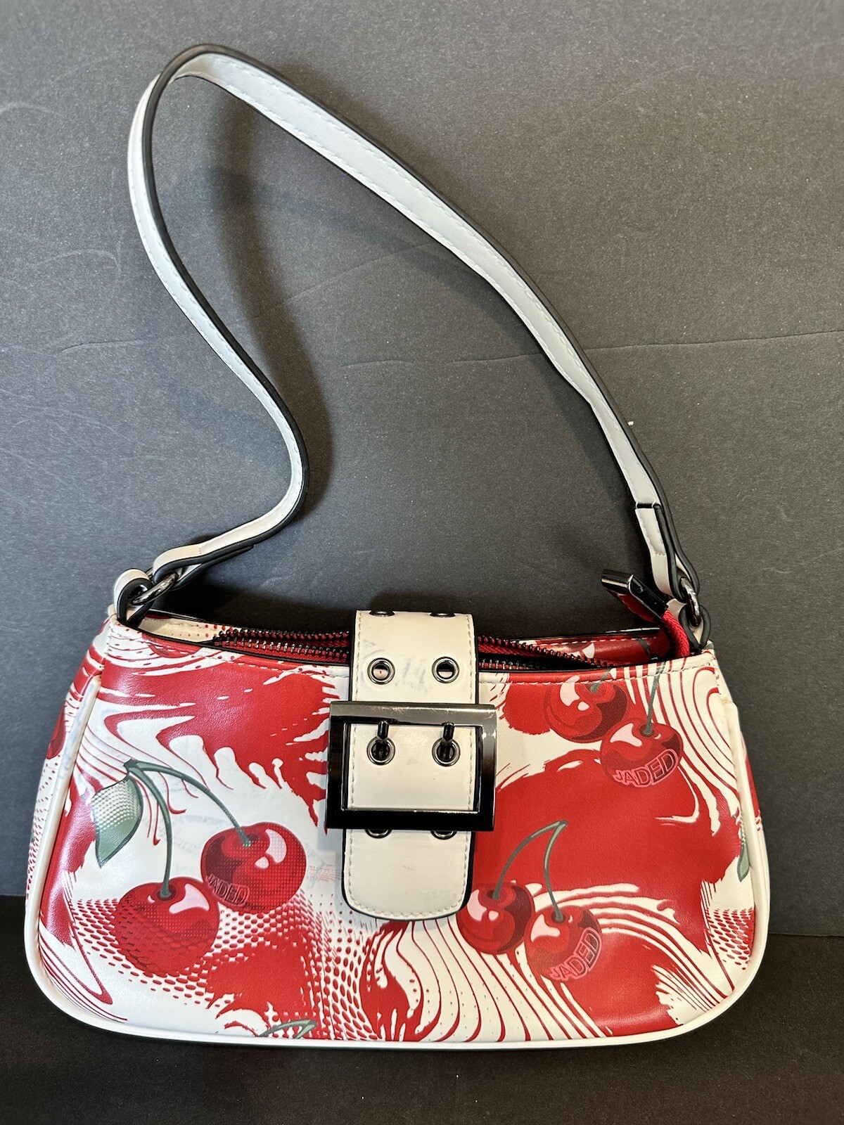 Jaded London Cherry Swirl Shoulder Bag Purse Zip … - image 1