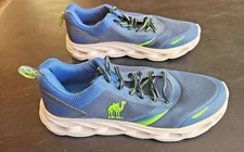 Camel Crown Men's Tennis Shoes Sneakers Gorgeous Blue with Lime Green